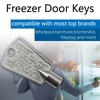 WISINY 216702900 297147700 Metal Freezer Key Replacement 2 Packs