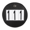 LeMieux Bridle Number Holder for Competitions - Black - Leather