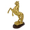 Horse Statue Gold Synthesized Resin Unique Horse Art Figurine for