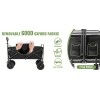 SMUG Collapsible Folding Wagon Heavy Lockable Camping Garden Cart 220/330LBS