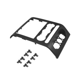 REPAIROCK Front Dash Radio Bezel Center Trim Panel Cover for Ford F-150 2004 2005 2006 2007 2008 No.68414-ED50C Dash Panel Cover Bezel Trim Auto Replacement Parts