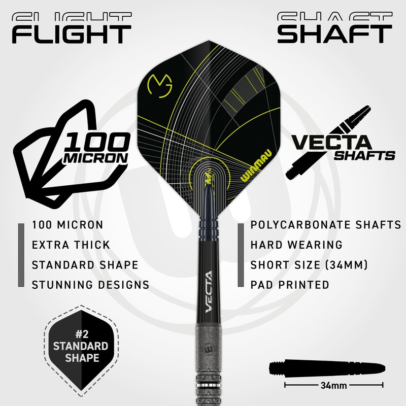 WINMAU – Michael Van Gerwen MvG Signature Edition - 18g
