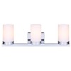 Canarm IVL429A03CH Milo 3-Light Bath Vanity, Chrome