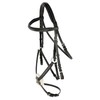 Cancun Snaffle Bridle Black Full