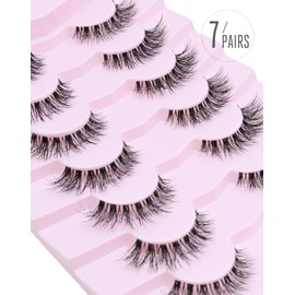 Onlyall Onlyall Wispy Lashes Natural Flared False Eyelashes Fake Lashes WD-4