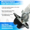 X AUTOHAUX Boot Lock Drive 74800-SMG-G01 for Honda CR-V 2007-2011