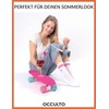 Occulto Women's & Men's Tennis Socks with Stripes Pack of