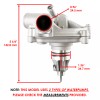 Caltric Water Pump For Polaris Ranger Crew 900 2016-2019 1205015