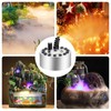 MXTIMWAN Ultraschall Vernebler, mit 12 LED Fogger, Mist Maker Wassernebler