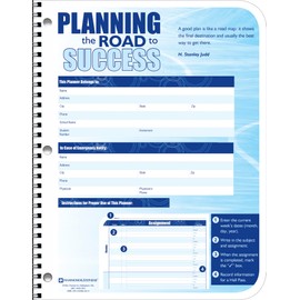 Hammond & Stephens Undated Weekly Student Planner, 8 x 10 Inches, 96 Pages