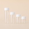 12PCS 25ML Plastic Test Tubes with Screw Caps Sample Bottles