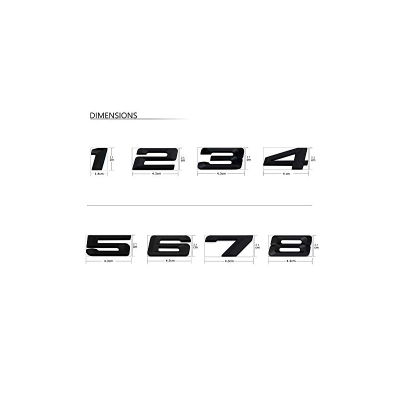 MCK Auto - 220i schwarzes glänzendes Logo hinten Emblem Tuning