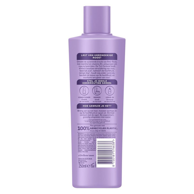 Andrélon Cleansing Shampoo with Menthol & Vitamin B3 Anti-Dandruff 250