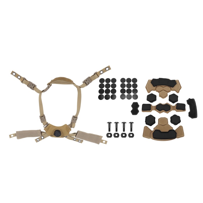 Helmet Liner System Internal Sponge Pad Adjustable Helmet Dial Suspension