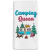 Camping Gifts Kitchen Towels for Camp Lovers, Camping Queen Decorative