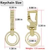 ecocstm 2 PCS Key Chain, Carabiner Clip Car Key Chains,