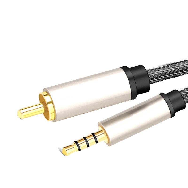 Ronyme Coaxial Audio Video Cable RCA to 3.5mm Adapter Lossless