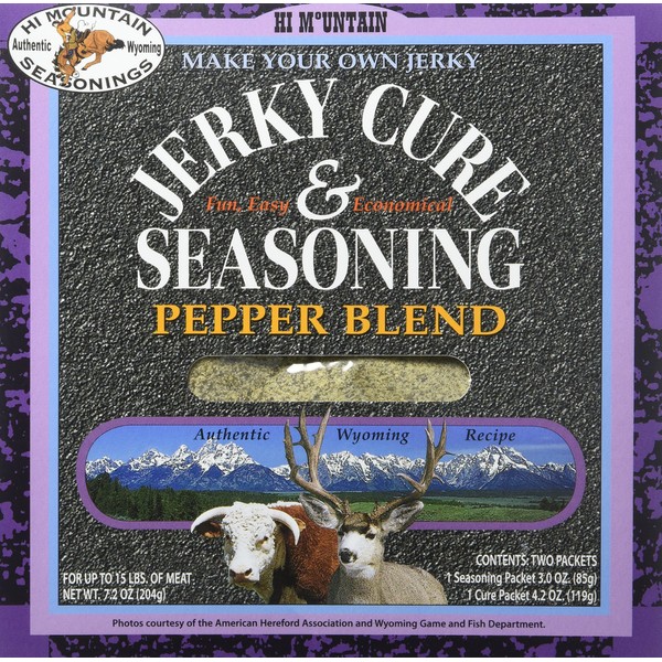 Hi Mountain Jerky Cure & Seasoning Kit - PEPPER BLEND