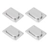 Flush Ring Pull Handle, 4 Pack 316 Stainless Steel Hatch