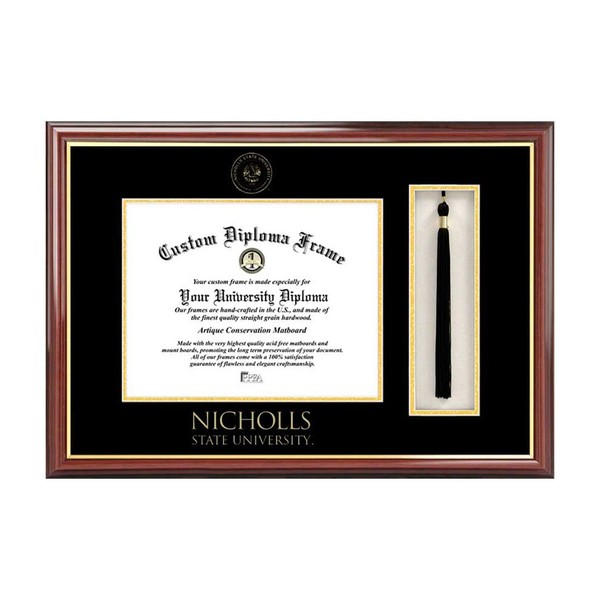 Campus Images Nicholls State Tassel Box and Diploma Frame