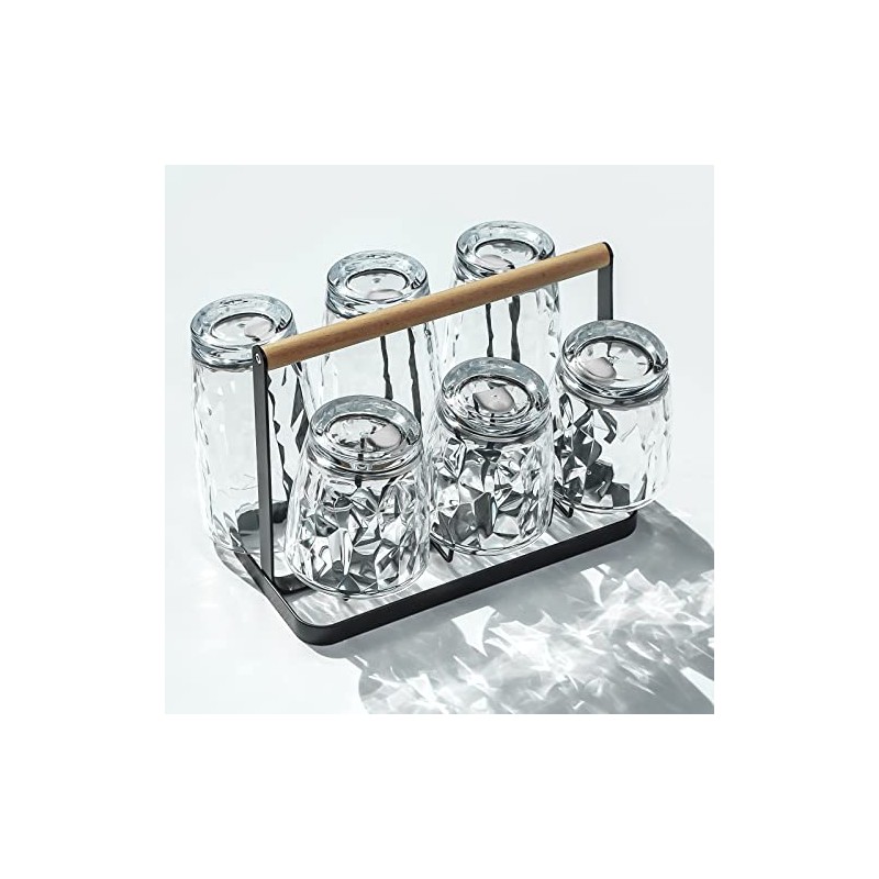 Top-spring - Juego de 8 vasos de plástico irrompibles de