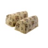 Decorative Floral Tapestry Pair of Arm Caps with Cotton Trim