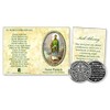 IRISH BLESSING SAINT PATRICK Pewter Pocket Token Medal and Prayer