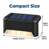4PCS Solar Deck Lights Outdoor – Waterproof LED Fence Step