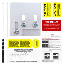 INGQI Replacement Interlock Kit w/Screws 35mm Inch Spacing Set for Square D QO Homeline Indoor Outdoor with Main 150 or 200 Amp Panels