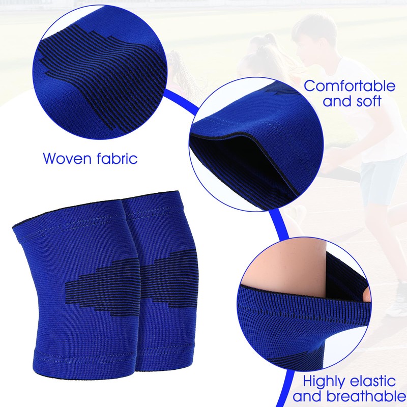 HJZHII 2 Pairs Kids Knee Sleeve, Knee Brace, Youth Knee