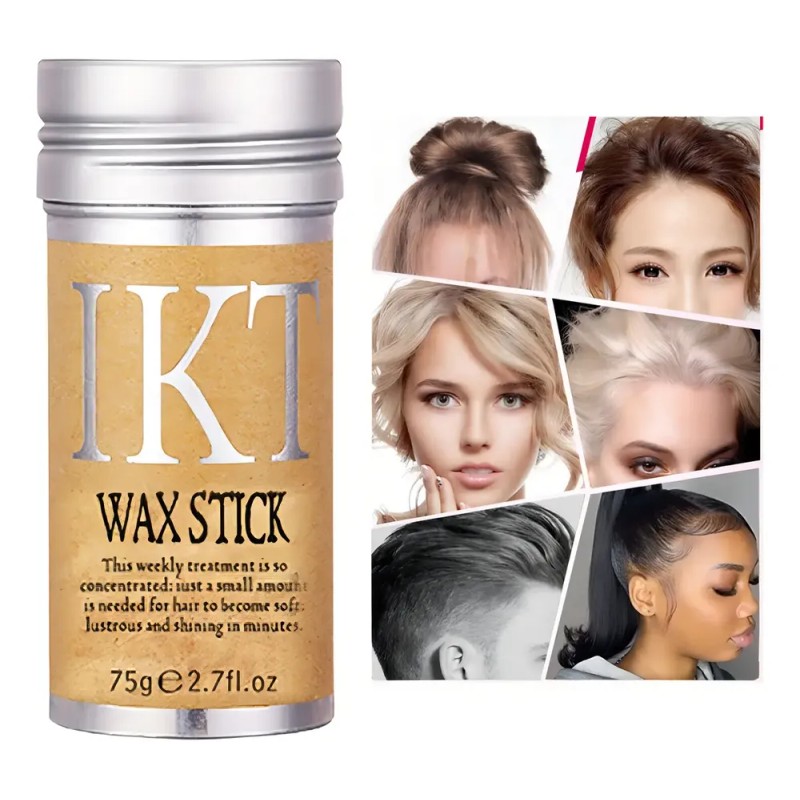Barra De Cera Fijadora Para Cabello Dañado Ikt 75g