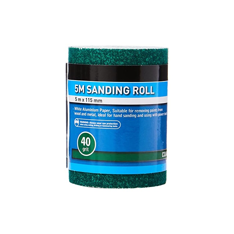 Blue Spot Tools 19856 5mtr 115mm Sanding Roll 40 Grit
