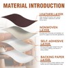 Vigorder Leather Repair Tape, 3" x 61" Self Adhesive Leather