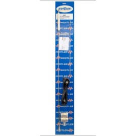 Hustler HQT 61" 250W Center Load 3-Way Mirror Mount CB Antenna Kit w/ 12' Cable