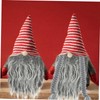 LIFKOME 1set Gnome Beards Craft Supplies Pre-Cut Faux Fur Beards