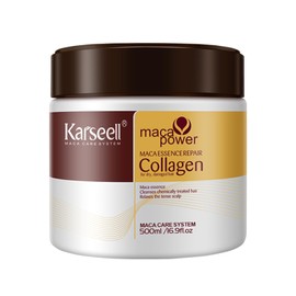 Karseell Collagen Hair Mask, Maca Essence Deep Repair Hair Conditioner, Argan Oil Collagen Hair Mask for Very Dry Hair, Damaged Hair, All Hair Types, Hair Care, 500 ml