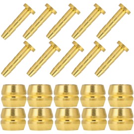 Olive and Insert Pin for Brake Line Hydraulic, Olive and Plug Insert, Hydraulic Disc Brake Hose Olive Insert, Bicycle Inner Tube Olive Insert (for BH59) Pack of 10