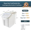 YXQ 50LB Large Flour Storage Container Bin,2 Pack Airtight Plastic