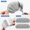 Huethy Back of Heel Cushion Pads, Adhesive Heel Grips Inserts