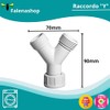 Parpyon® Washing Machine Drain Hose Dishwasher Siphon Drain Fitting Double