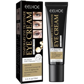Tightener Eye Cream for Dark Circles and Puffiness – Instant Firming Anti-Aging Eye Gel for Under Eye Bags & Fine Lines – Hydrating Eye Tightening Cream for Wrinkles, Carnosine Formula – 20g