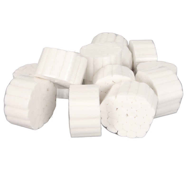 1000Pcs Dental Cotton Rolls High Absorbent Comfortable Nose Bleed Plugs