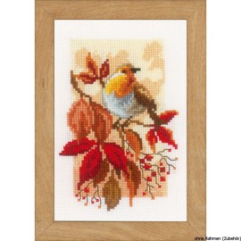 VERVACO Kit Punto Croce Contato Quattro Stagioni Set da 4 Decorativi per Pareti 8 x 12 cm Set Fai da Te Creativo Adulti Casa Decor Arte da Parete Kit per Hobby