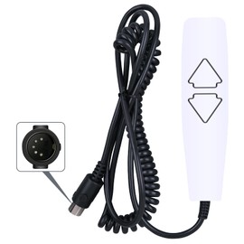 PZL 2 Button 5 Pin Backlight Lift Chair Remote Hand Control with USB Replacement fit for Lift Chair Electric Sofa Power Recliner, for ELEASMB7337, MLSK111-A1