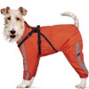 Kuoser Waterproof Dog Raincoat with Legs, Lightweight Dog Rain Jacket