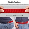 TANGCHAO Elastic Braided Belt for Men & Women， No Hole