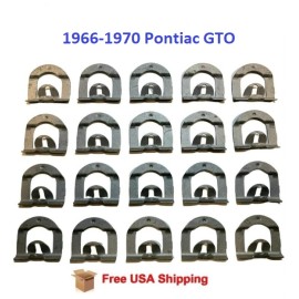 GM Replacement 1966-1970 GTO Rear Glass Window Front Windshield Molding Trim Reveal Clips