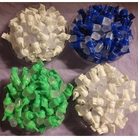 Sansui (10)FROSTED 8V LED WEDGE LAMPS/Sansui G-5500 G-5000 G-4500  /COLOR CHOICE BULBS!