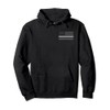 Thin Silver Line Flag Hoodie for Corrections Officers