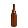 North Mountain Supply 750ml Glass California Hock Wine Bottle Flat-Bottomed